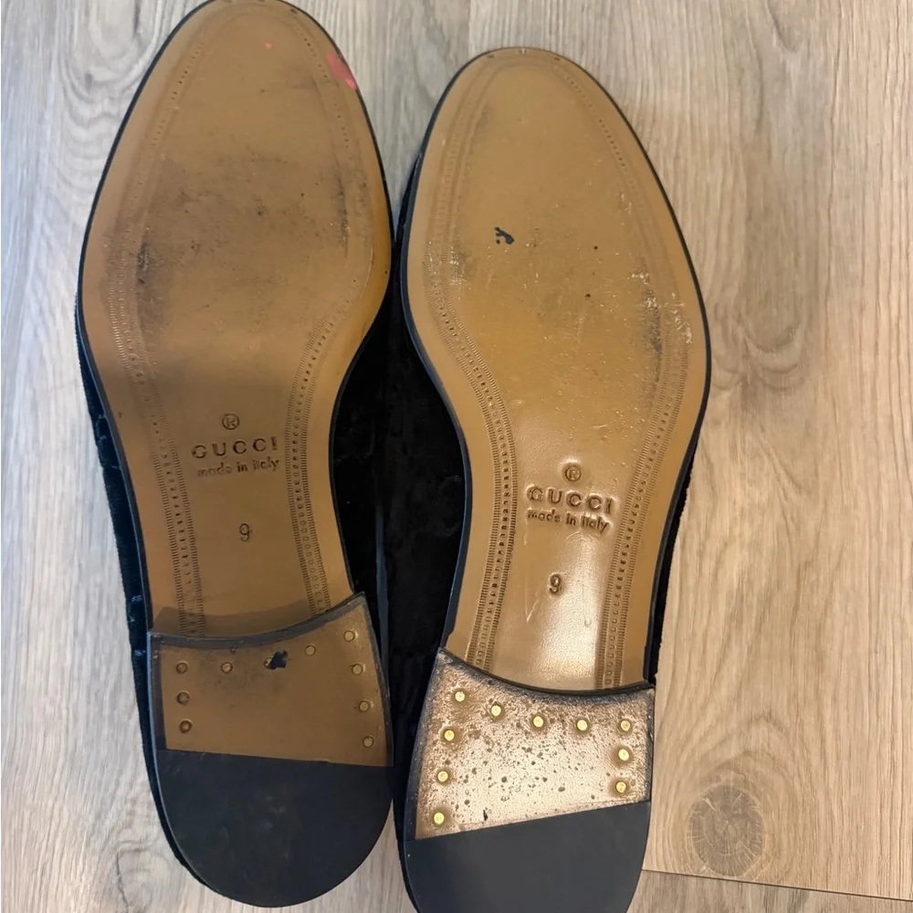 Gucci GG Logo Velvet Loafers - Men's Luxury Dress Shoes